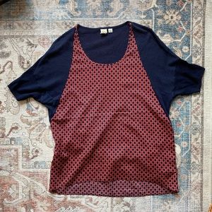 Yellow Bird Last Act top from Anthropologie -small